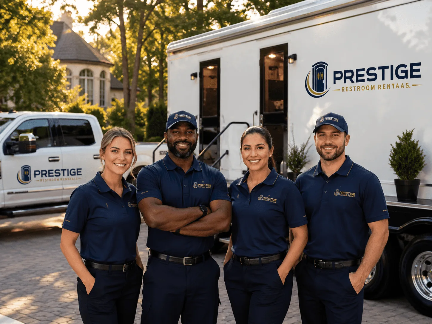 Trusted Luxury Portable Restrooms company in Glasston, ND